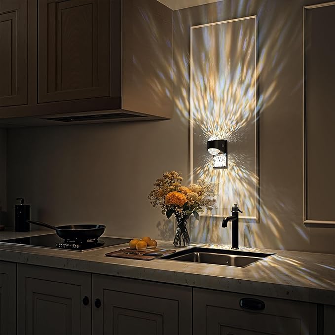 Night Light, Night Lights Plug into Wall, LED Projector Night Light, Soft White for Bedroom, Dimmable Brightness Dusk to Dawn Nightlight for Kids, Nursery, Bathroom, Home Decor, Gaming Room