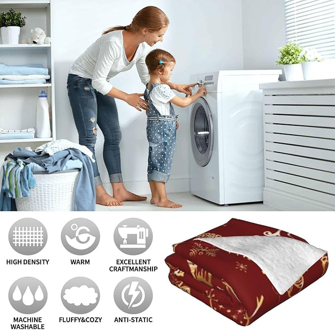 TEHALK Toddler Blankets for Boys & Girls - Personalized Dinosaur Glow in Dark Throw Blankets 40"x60"