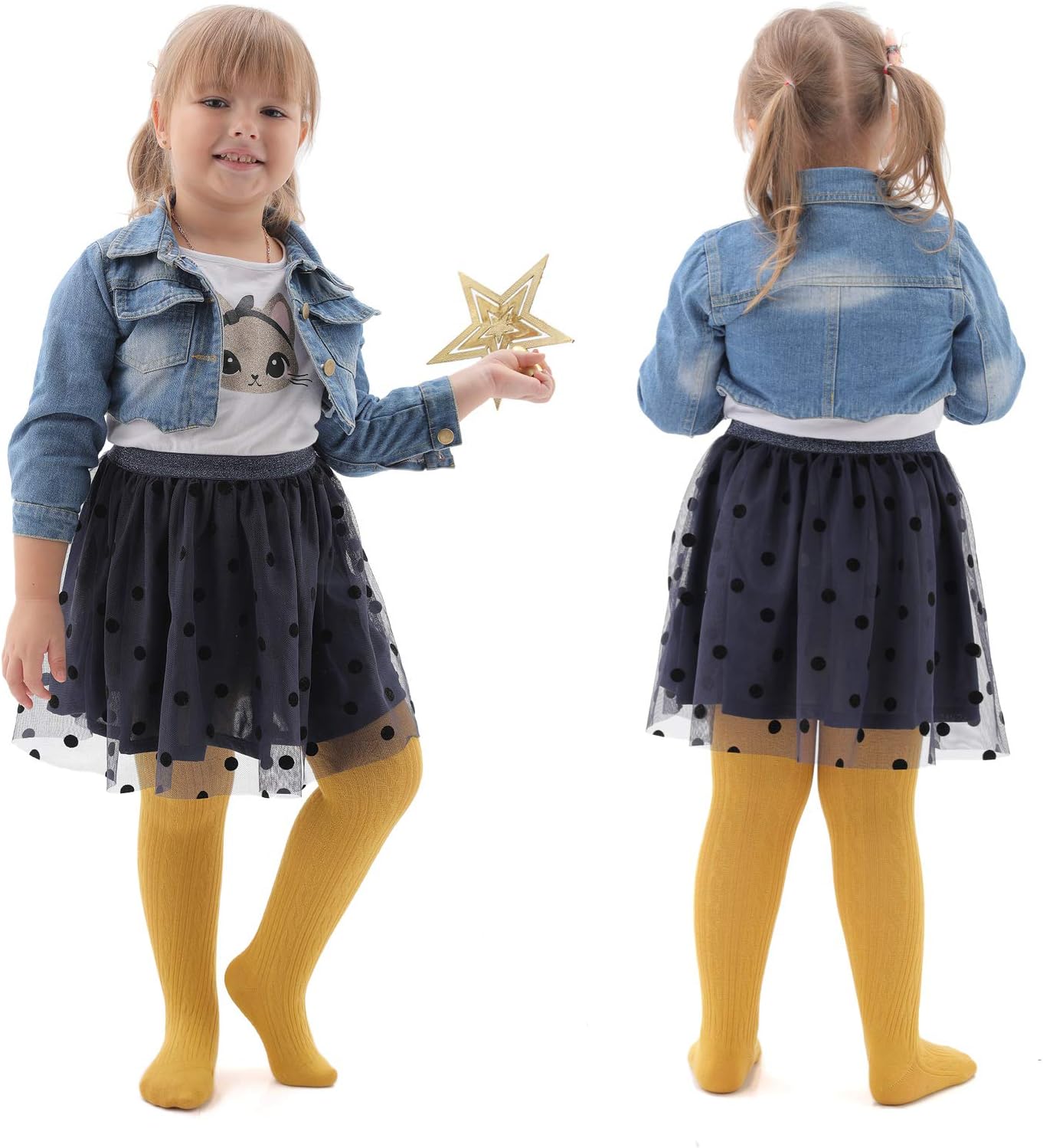 EPEIUS Baby Girl Tights Thick Cable Knit Leggings Stockings Cotton Pantyhose for Newborn Infant Toddler 3/4/5/6 Pack