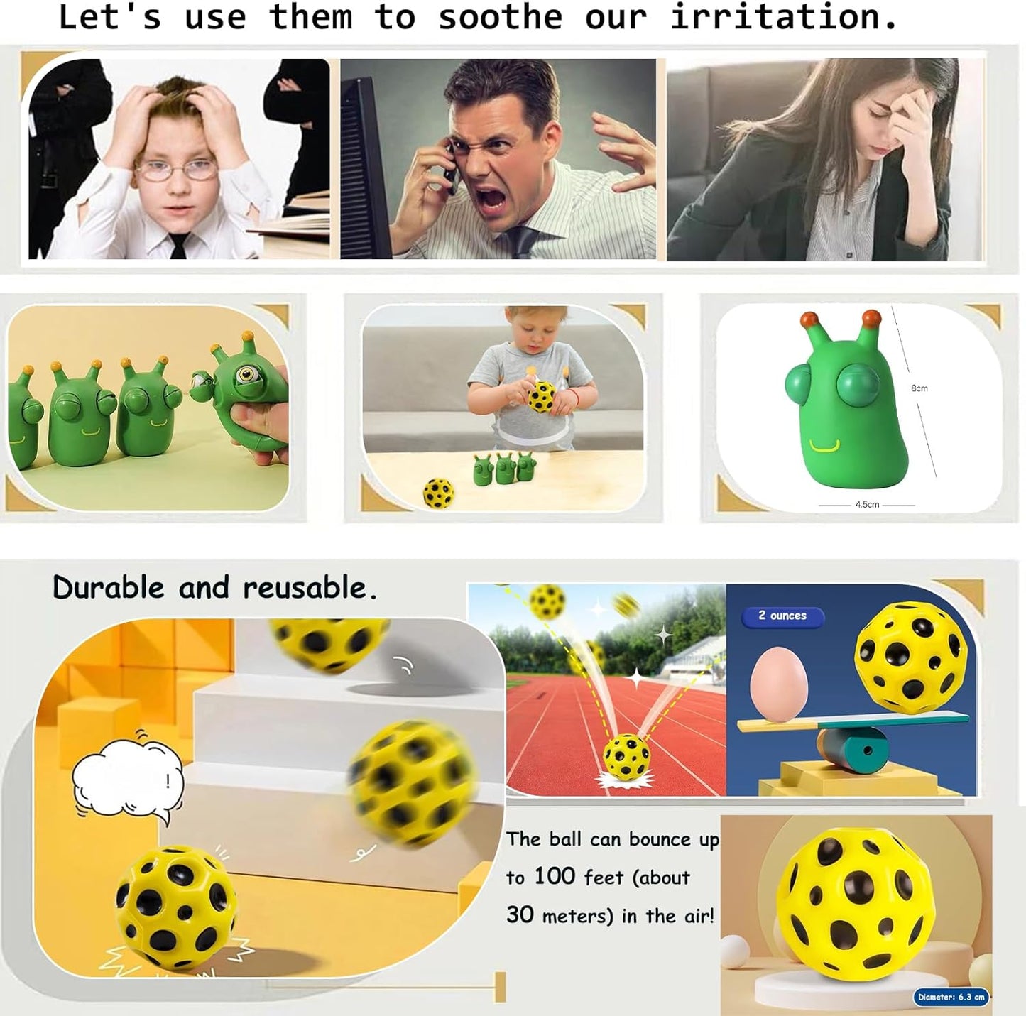 Toys Pack for Boys Girls Fidget Sensory Toys Party Favors Figette Spinner Cube Water Ballons Stress Relief Autism Toys UFO Flying Orb Ball Pop Its Game Easter Basket Bag Stuffers Gifts for Kids