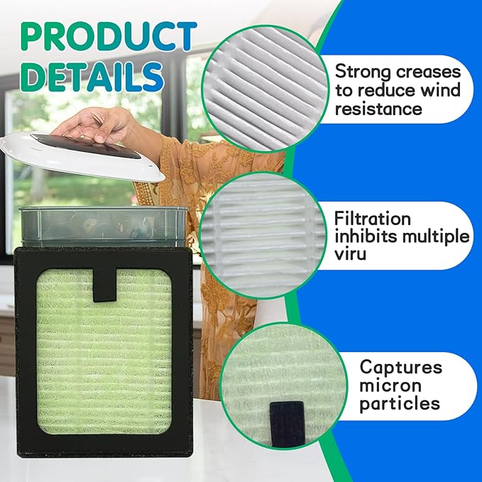 HEPA Filter Replacement for Baby Brezza Bottle Dryer Advanced