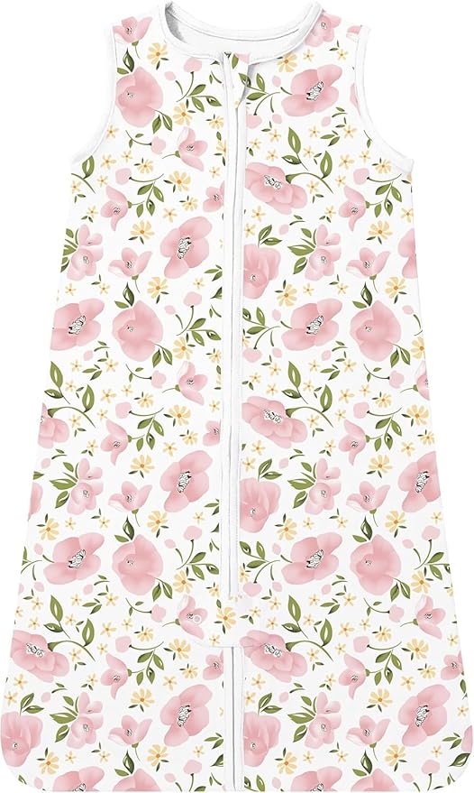 TotAha Light Sleep Sack, Stretchy, Soft, Cozy Wearable Blanket Sleep Bag with 2-Way Safe Zippers for 0-6-12-24 Months 0.5 TOG