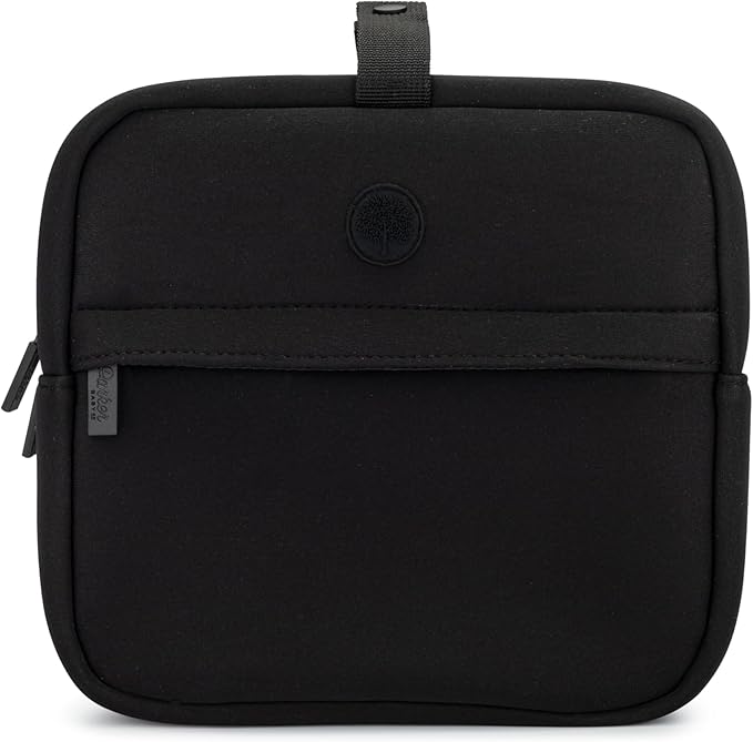 Parker Baby Drift Neoprene Insulated Baby Bottle Cooler | Soft & Waterproof Snacks & Breast Milk Cooler Travel Bag w/Insulated Interior | Attaches to Backpacks & Strollers | Modern & Neutral Colors