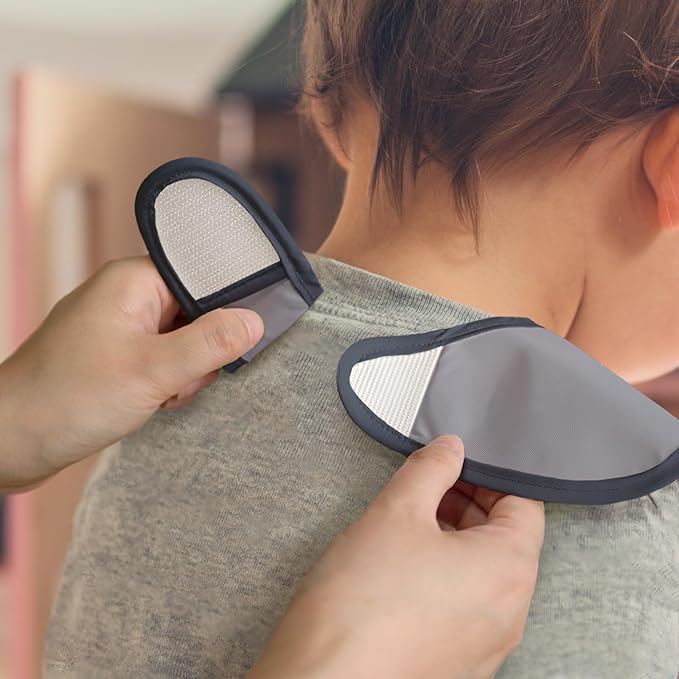 Mess Proof Baby Bib 3 Pack, Waterproof Led Weaning Baby Feeding Bibs with Food Catcher, Travel Feeding Bibs