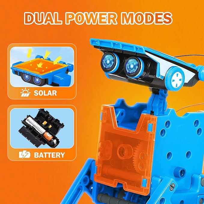 AESGOGO 12 in 1 STEM Solar Power Robot Kits Toys for Boys Age 8-13, Science Educational Robot Building Kit for Kids, DIY Experiment Set Birthday Gifts for 8 9 10 11 12 Years Old Boys Girls Teens