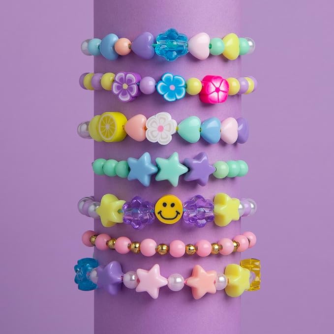 Craft-tastic - DIY Chance Bracelets - Friendship Jewelry Bracelet Making Craft Kit with a Spinner and Dice - for Girls and Kids Ages 8, 9, 10, 11 and Up