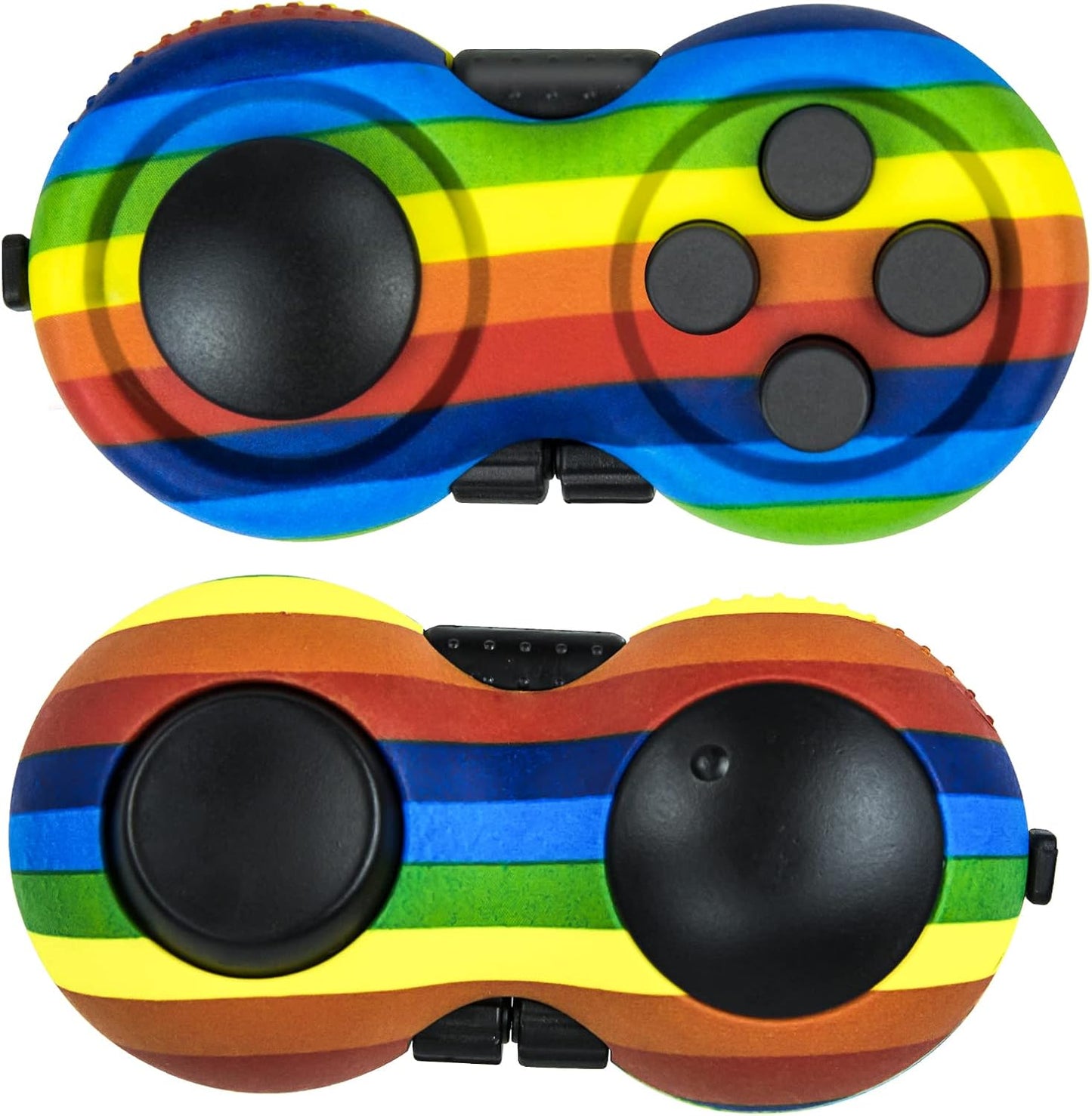 WTYCD Original Fidget Toy Game, Rubberized Classical Controller Fidget Concentration Toy with 8-Fidget Functions and Lanyard - Excellent for Relieving Stress and Anxiety