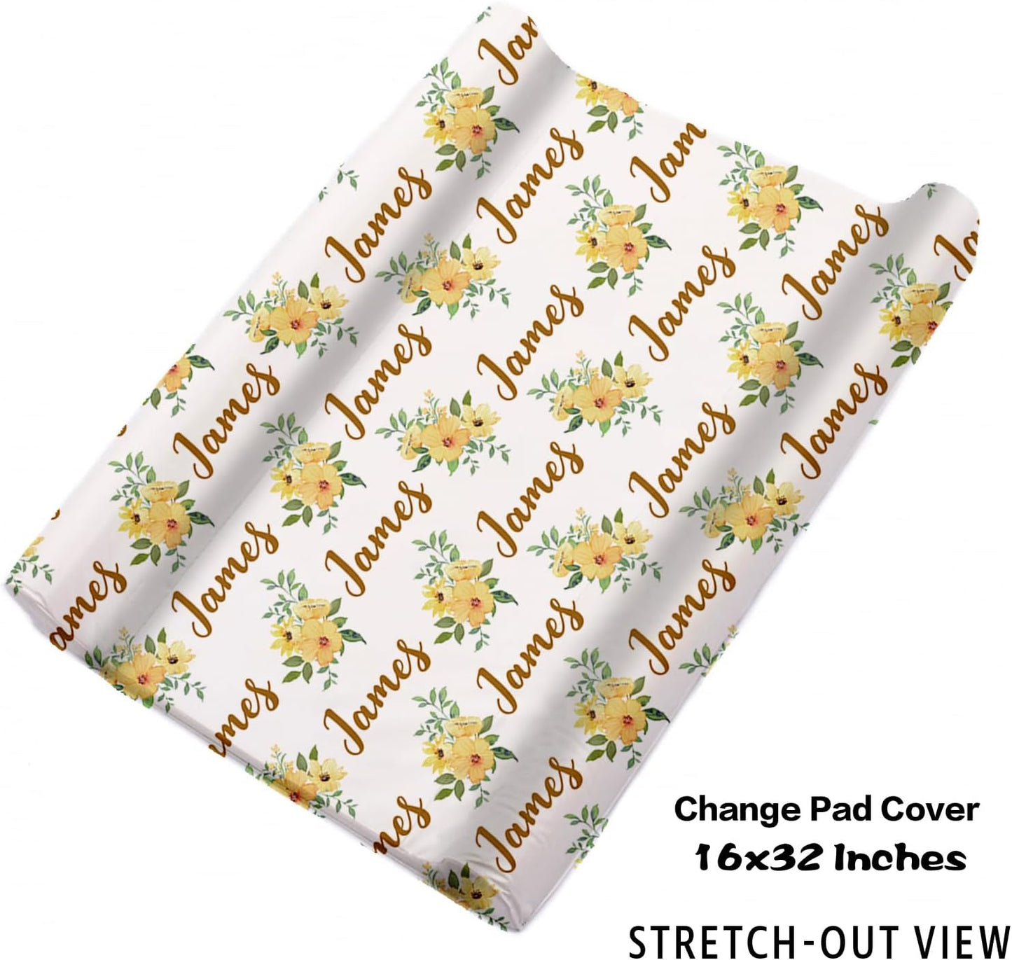 Personalized Baby Crib Bedding Set, 5-Piece Highland Cow Design Baby Crib Sets with Custom Name, Toddler Double Layer Blanket Fitted Sheets Changing Pad Cover Rug Wall Art Set, Charming Nursery Decor