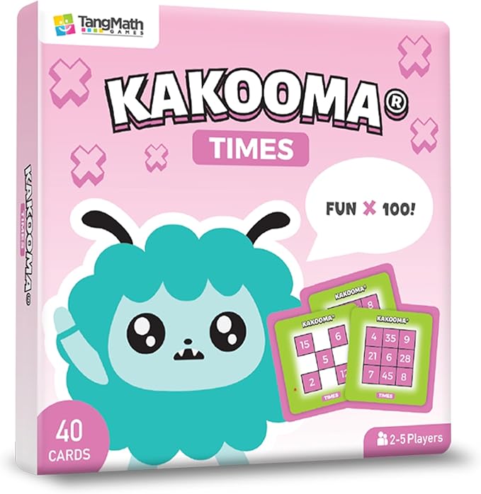 Kakooma Times – Multiplication & Division Puzzle Game – Boost Fact Fluency & Accuracy – Grades 3-6 Math Fun