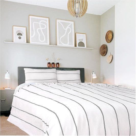 Genovega Extra Large Turkish Blanket Cooling Blanket for Hot Sleeper Throw Queen Full Size Quilt Thin Lightweight Breathable Comforter Summer Ice Cold Bedspread Bed Sheet Bed Bedroom Accessories