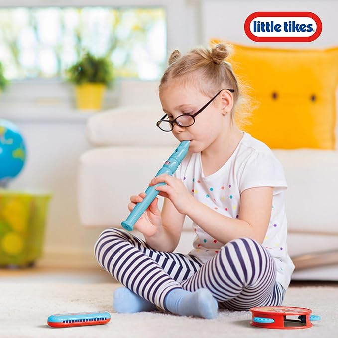 Lollipop Little Tikes Musical Instruments Set - Flute, Maracas, Harmonica, Tambourine for Toddlers, Educational Musical Toys Toys for Kids 24 Months+