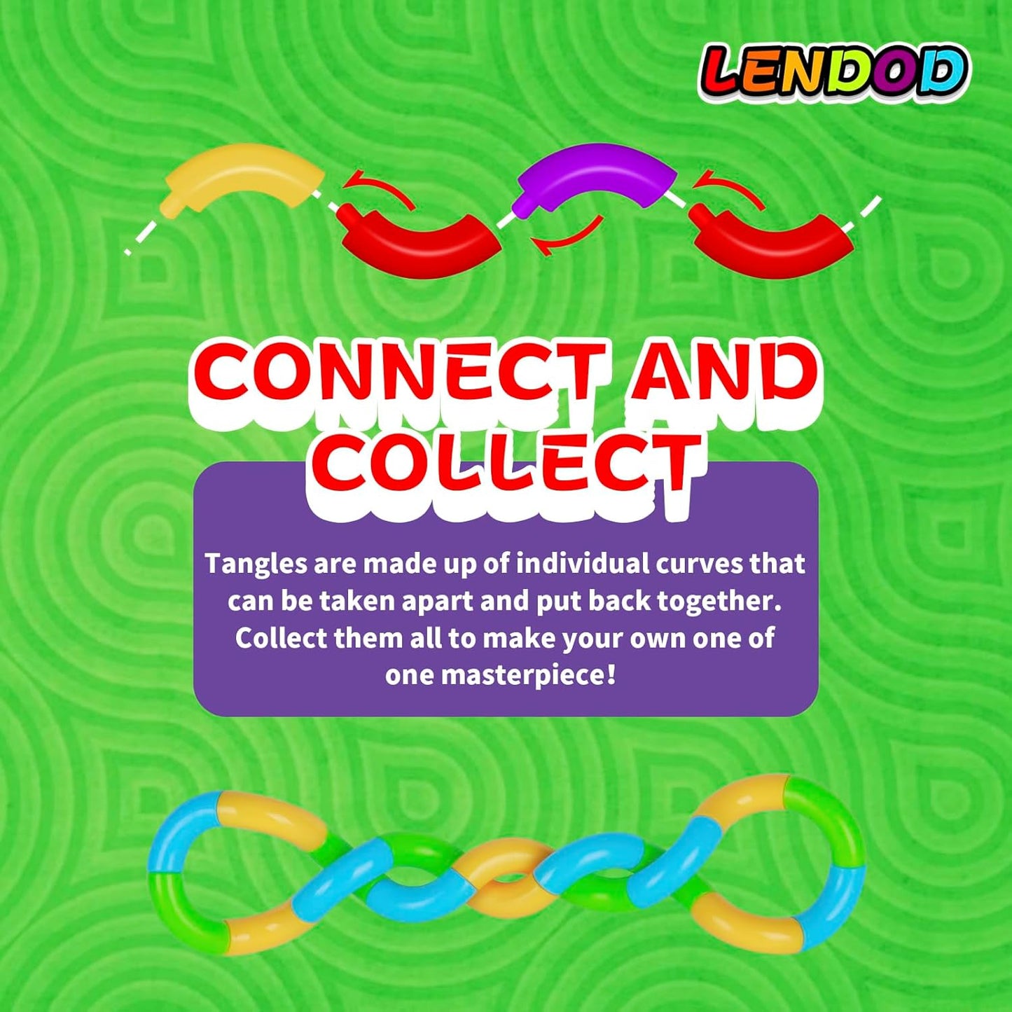 (20-Pack) Quiet Fidgets for Classroom Kids Silent ADHD, Brain Imagination Tools Multicolored Fidget Twist Toys, Relaxation Therapy & Stress Relief Education Toys - Gift for Teens and Adults