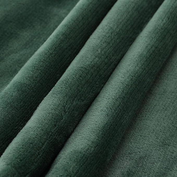 NANPIPER Baby Sherpa Blanket,Warm Toddler Throw Blanket,Soft Newborn Fleece Blanket for Winter (Olive Green,30x40 inches)