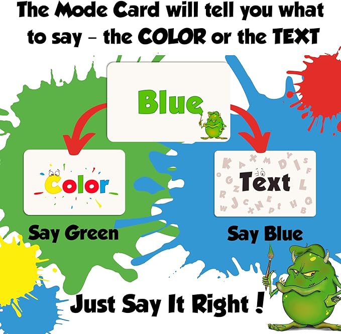 DiDaYo - Fast Paced Family Games, Brain Teaser Card Game for Kids 8-12, Ideal Speed Color Game for Teens and Adults, Fun Slumber Party Games, 2-8 Players, Travel Friendly