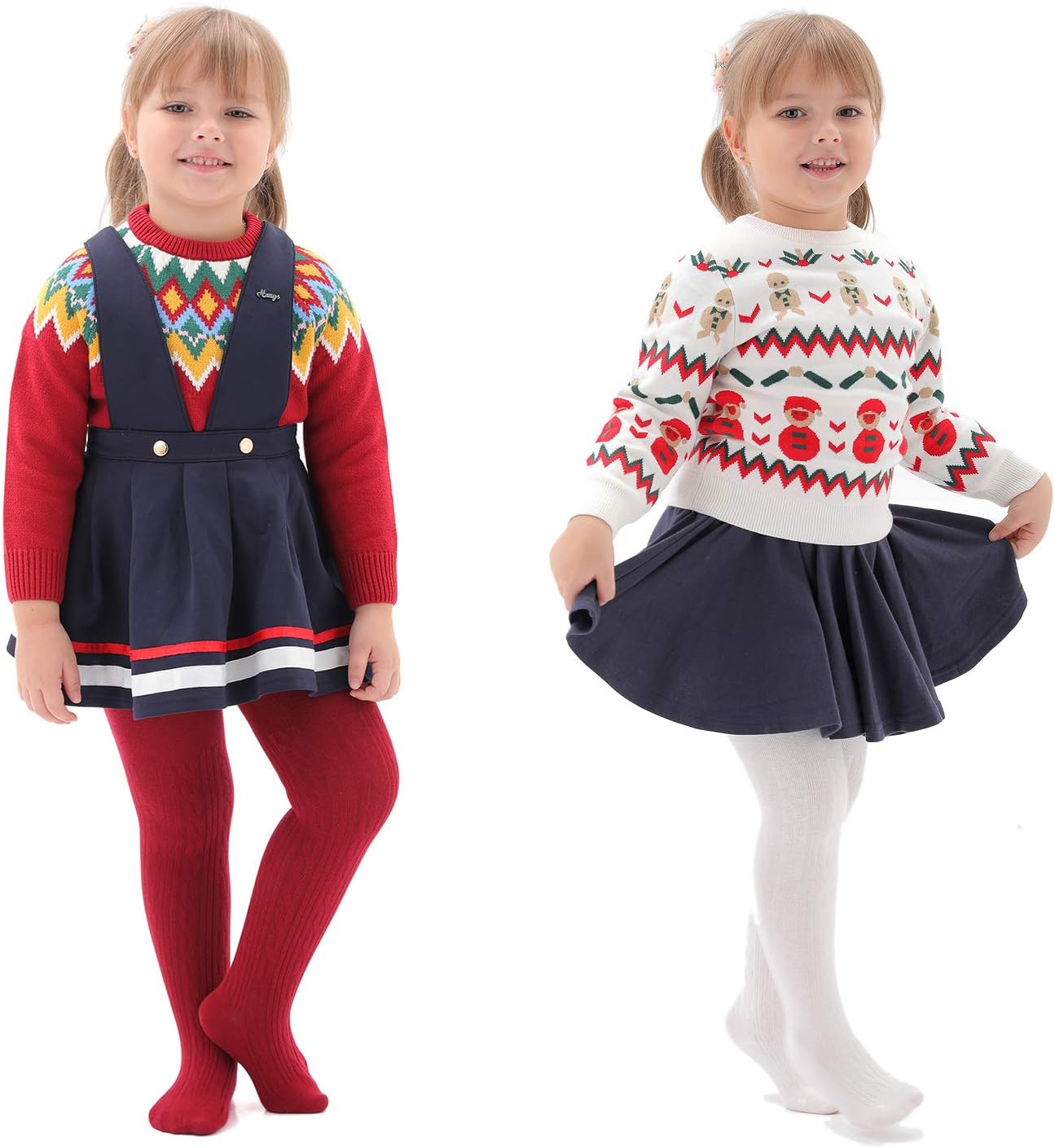 EPEIUS Baby Girl Tights Thick Cable Knit Leggings Stockings Cotton Pantyhose for Newborn Infant Toddler 3/4/5/6 Pack