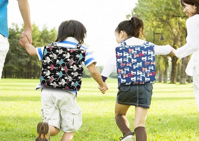 Zicac High Chair Portable Booster Seat Cushion Travel Dining Seat Pad for Toddler Kids Baby Infant Washable Thick Chair Seat Pad (Black)