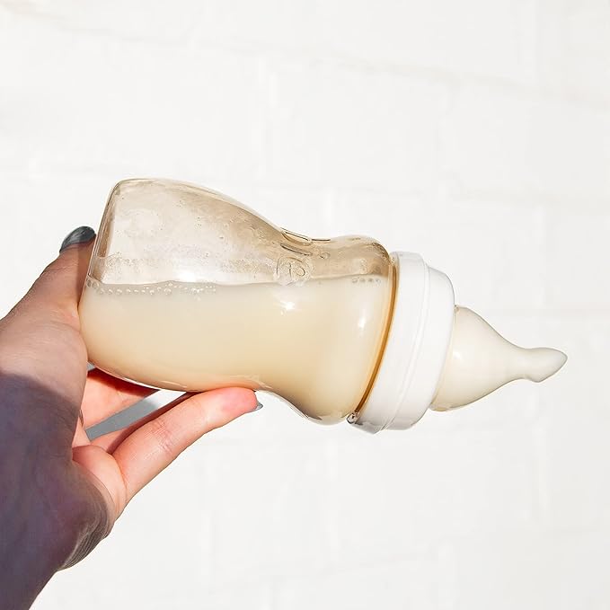 Minbie Newborn Breastfeeding Baby Bottle - Anti Colic & Reflux, BPA Free PPSU