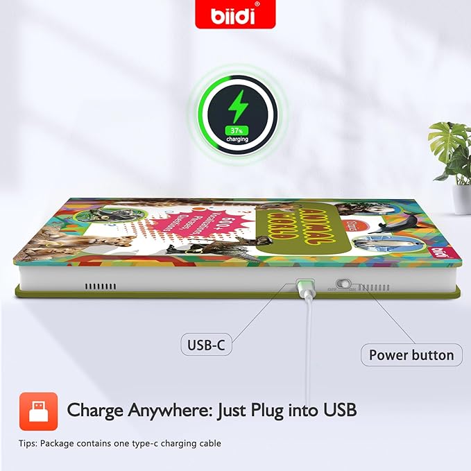 English Talking Book for todddler 3-5,Interactive Sound Book Kids 3 4 5 6 7 8 Year Old,Preschool Educational Learning Toy,Boys and Girls Birthday Gift,Autism Sensory,with 600+Sounds,171 Animal