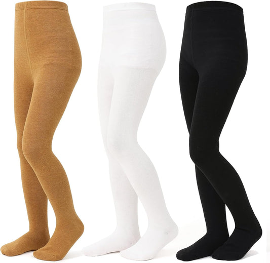 Baby Girl Tights Thick Knit Leggings Stockings Cotton Pantyhose for Newborn Infant Toddler 3/4/5/6 Pack