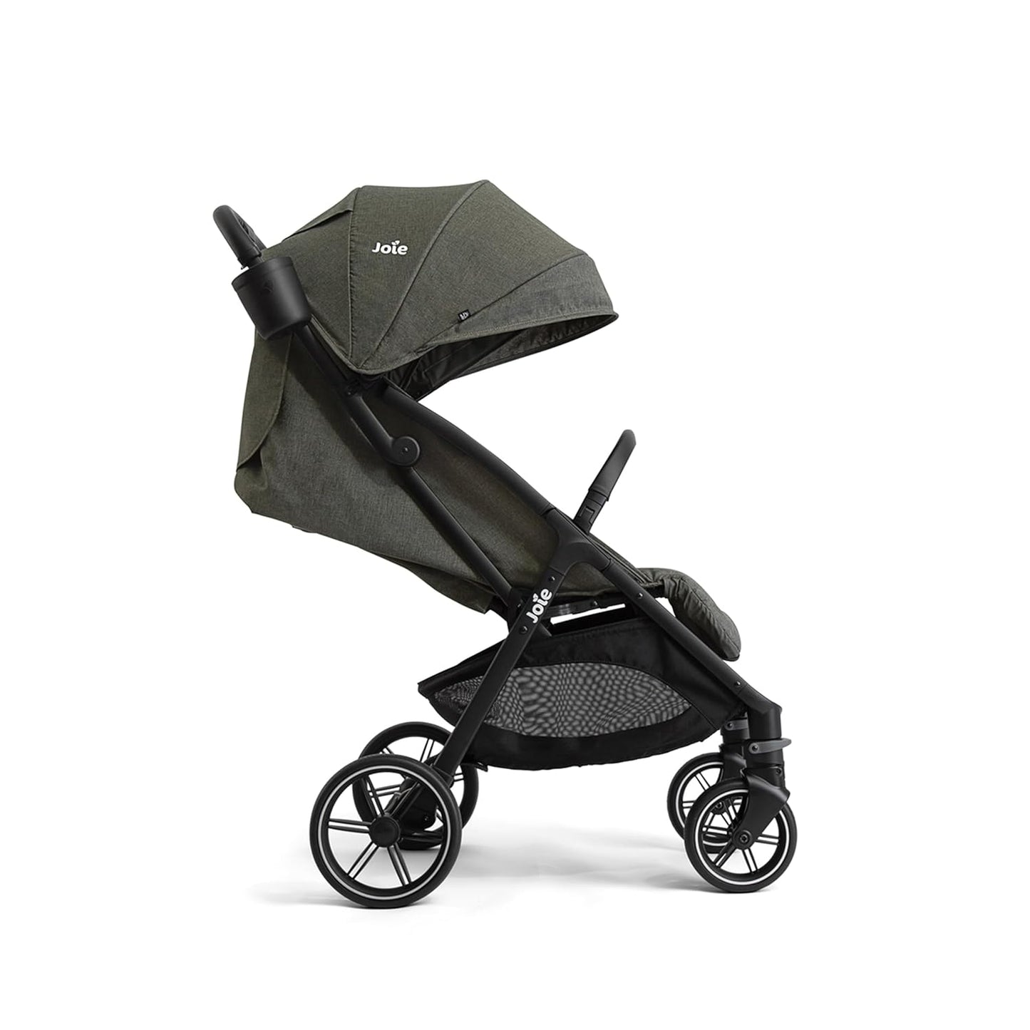 Joie Nutmeg Compact Stroller – Lightweight and Compact Stroller with One-Hand Fold (Evergreen)