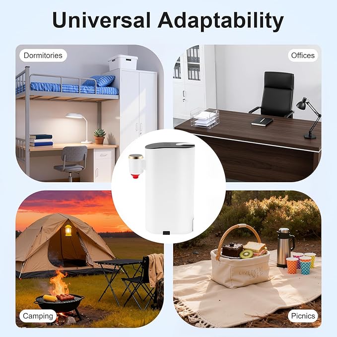 Instant Hot Water Dispenser, Mineral/Bottled Water Dispenser With Sturdy Faucet And Cover, 5 Temperatures Baby Bottle Warmer Formula Dispensers For Baby Formula, Hot Waters Kettle