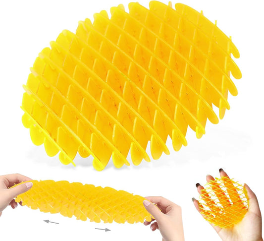 Fidget Worm Toy, Orange Worm Big Fidget Toys Adults and Kids, Funny Stretchy Sensory Stress Toys, Fidget Sensory Squeeze Toys, Relieves Stress and Anxiety Finger Toys for Kids with Autism ADHD