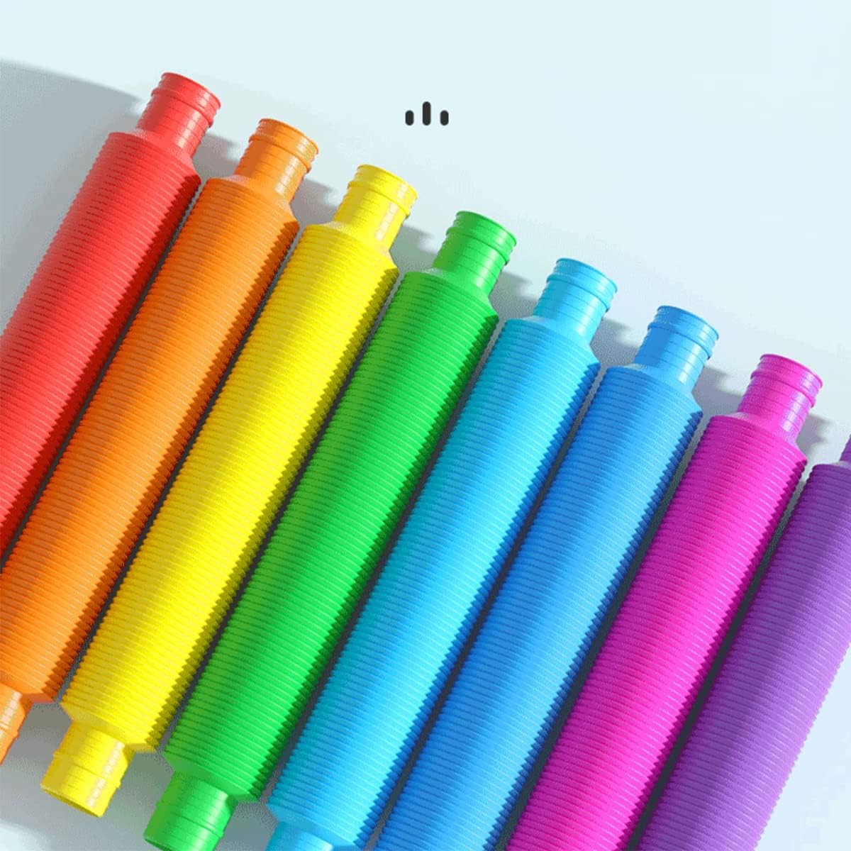 24Packs Pop Fidget Tubes Party Favors for kids 1+ Goodie Bags Pinata Stuffers Toys for 1+ Years Old Boy and Girl Gifts,