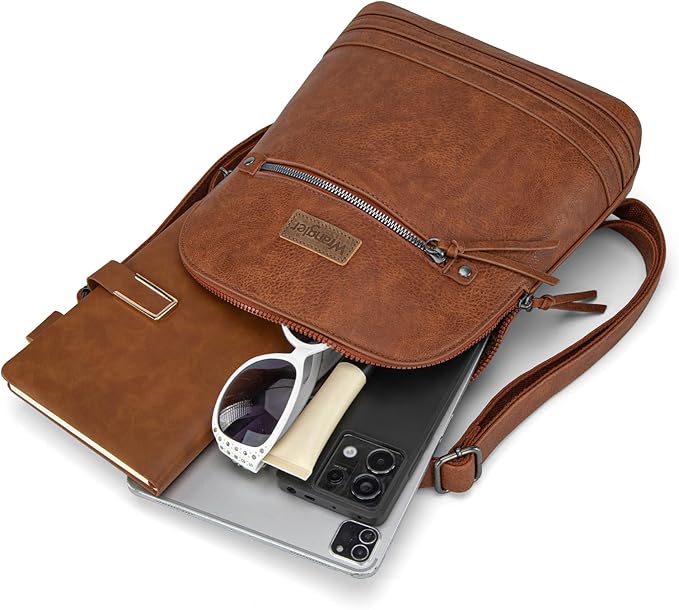 Montana West Wrangler Backpack Purse for Women Medium Ladies Bookbag Travel Daypacks Bags Brown Purse