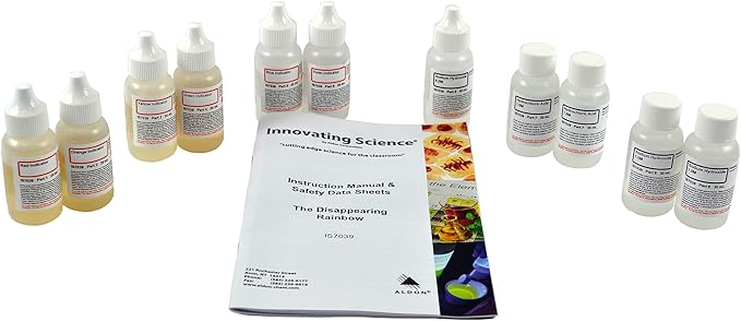 ALDON Innovating Science - Disappearing Rainbow Chemistry Demo Kit
