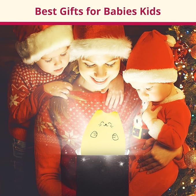 GoLine Night Lights for Kids - Best Christmas & Birthday Gifts for 3-10 Year Old Girls