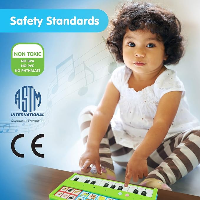 BEST LEARNING My First Piano Book - Educational Musical Toy for Toddlers Kids Ages 3-5 Years - Ideal 3, 4 Year Old Boy or Girl Birthday Present