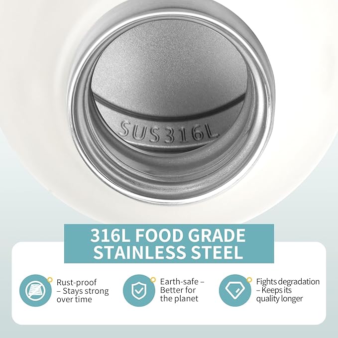 Portable Bottle Warmer with Precise Temp Control (95-135°F) - 17 Oz Travel Warmer for Breast Milk, Formula & Water, Fast Heating & USB Quick Charge