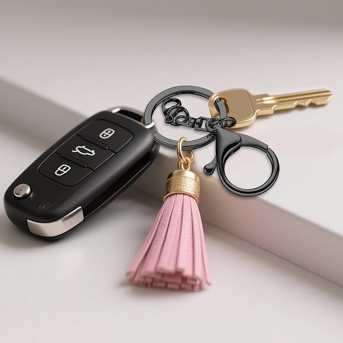 10 Pack a Set Metal Lobster Claw Clasps and Key Rings, Key Chain Accessories, Keychain Making kit for Keys, Art Crafts, Jewelry Making, Gold - Gunmetal