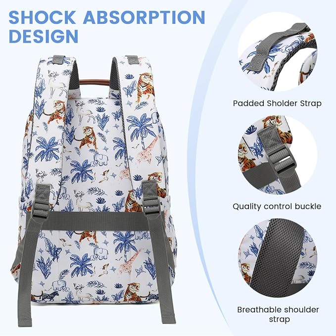 Diaper Bag Backpack, Large Baby Nappy Bags with Portable Changing Pad for Boys and GirlsMultifunction Travel Baby Bag for Moms Dads, Shower Gifts Waterproof and Stylish