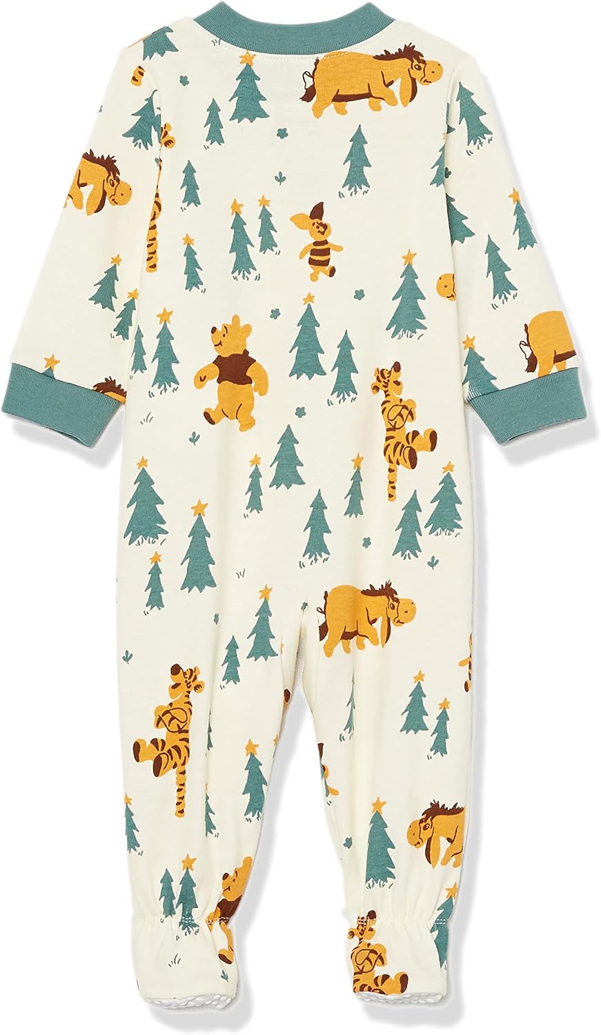 Amazon Essentials Disney | Marvel | Star Wars Unisex Babies' and Toddlers' Snug-Fit Cotton Footed Pajamas, Multipacks