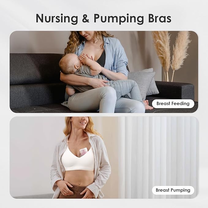 As Fairy Seamless Nursing Bras for Breastfeeding Soft Wireless Sleep Maternity Bralette Regular and Plus Size