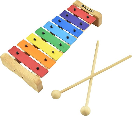 MUSICUBE Xylophone with Harmonica for Kids Orff Instruments Wooden Xylophone with Mallets Toddler Baby Musical Instrument Educational Music Toys Christmas Day Gifts for Boys Girls