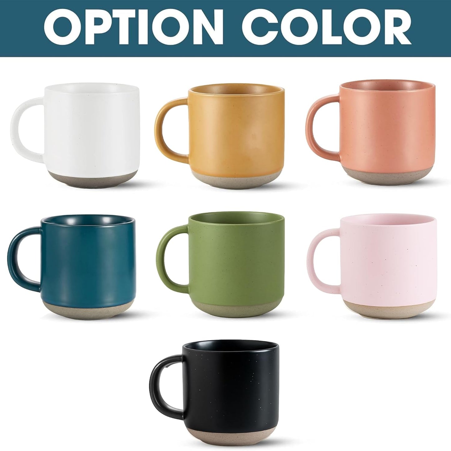 Custom Coffee Mug – Personalized Ceramic Cup with Name – 12 oz Cute Coffee Mugs – Unique Customized Gifts – Design Your Own Customizable Mug – Large Custom Cups for Men & Women