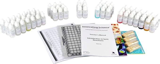 ALDON Innovating Science Introduction to Ionic Reactions - Explore Chemical Combinations & Observe Reactions - Distance Learning - Experiment Kit
