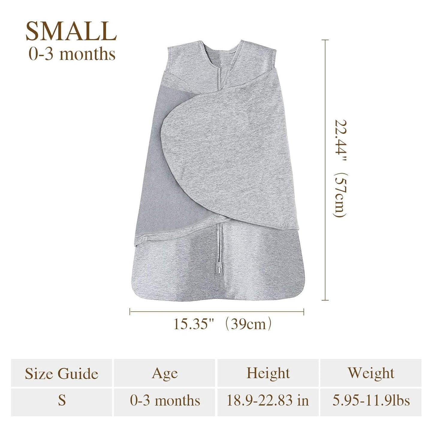 Swaddle-Blanket Baby Girl & Boy Swaddles Newborn Infant Transition 100% Cotton Wrap Blankets, 3-Way Adjustable Wearable Blanket, TOG 1.0 (Multicolored Triangle, 0-3 Month)