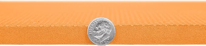FlooringInc's 1/2" Soft Non-Toxic Baby Play Mat, Toddler Playmat, Colorful Puzzle PlayMat, Floor Mats for Kids & Babies, EVA Foam Interlocking Tiles for Nursery & Playroom | Orange, 78 Tiles, 312 SqFt