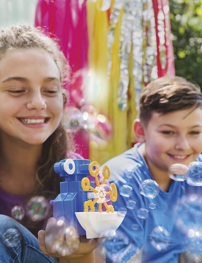 4M KidzRobotix - Bubbles Robot - Build an Automatic Bubble Machine Robot, Inspire STEM Learning, Boost Creativity, and Enjoy Hands-On Fun with This DIY Kit for Kids Aged 8 and Up