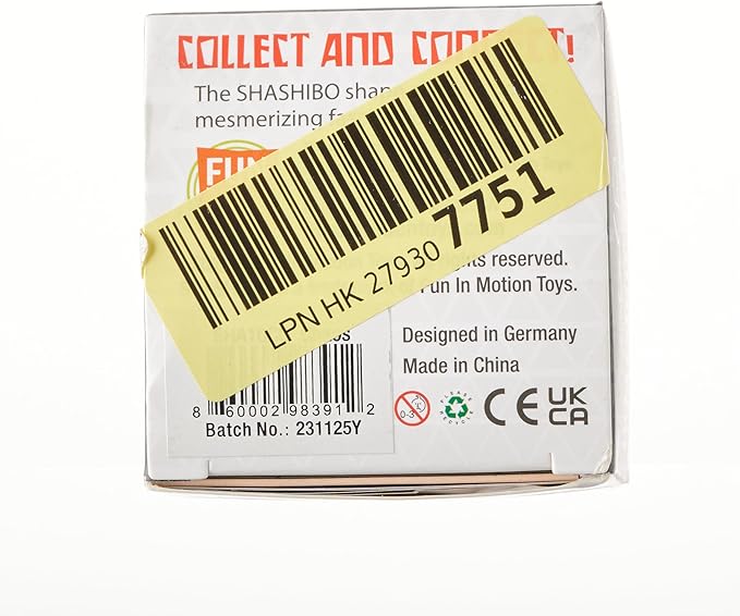 Shashibo Shape Shifting Box - Award-Winning Fidget Toy w/ 36 Rare Earth Magnets - Fidget Cube Transforms Into Over 70 Shapes, Sensory Toy Gift for Kids, Teens, and Adults (Chaos)