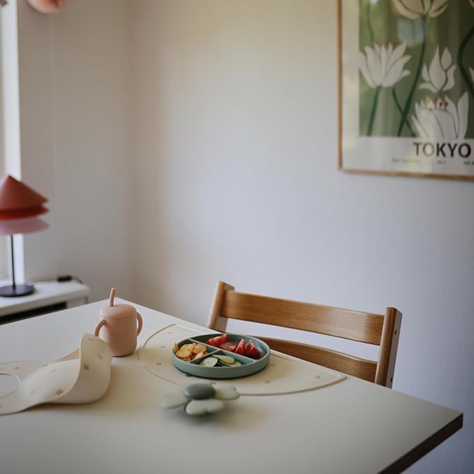 mushie Lucky Suction Spinner Toy | Toddler Sensory Toys for Bath & Play