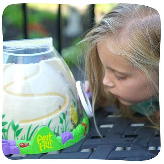Insect Lore Ant Hill Habitat Kit with Live Ants Voucher – STEM Educational Science Kit for Kids – Includes Pre-Paid Voucher for 50 Harvester Ants – Watch Ants Tunnel and Explore
