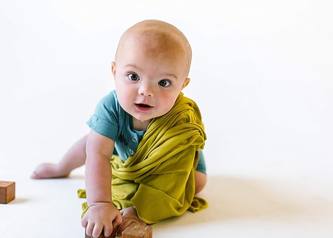 Copper Pearl Baby Swaddle Blanket - Premium Knit Baby Blanket, Large Soft Stretchy Receiving Blankets for Baby Boy and Girl, Swaddles for Newborn, Infant, and Toddler (Squirt)