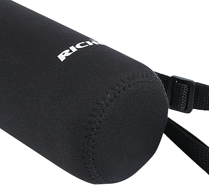 RICHEN Neoprene Water Bottle Carrier Bag with Adjustable Shoulder Strap,Insulated Water Bottle Cover for Stainless Steel/Glass/Plastic Bottles