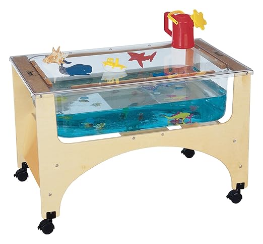 Jonti-Craft See-Thru Sensory Table, Childrens, Brown