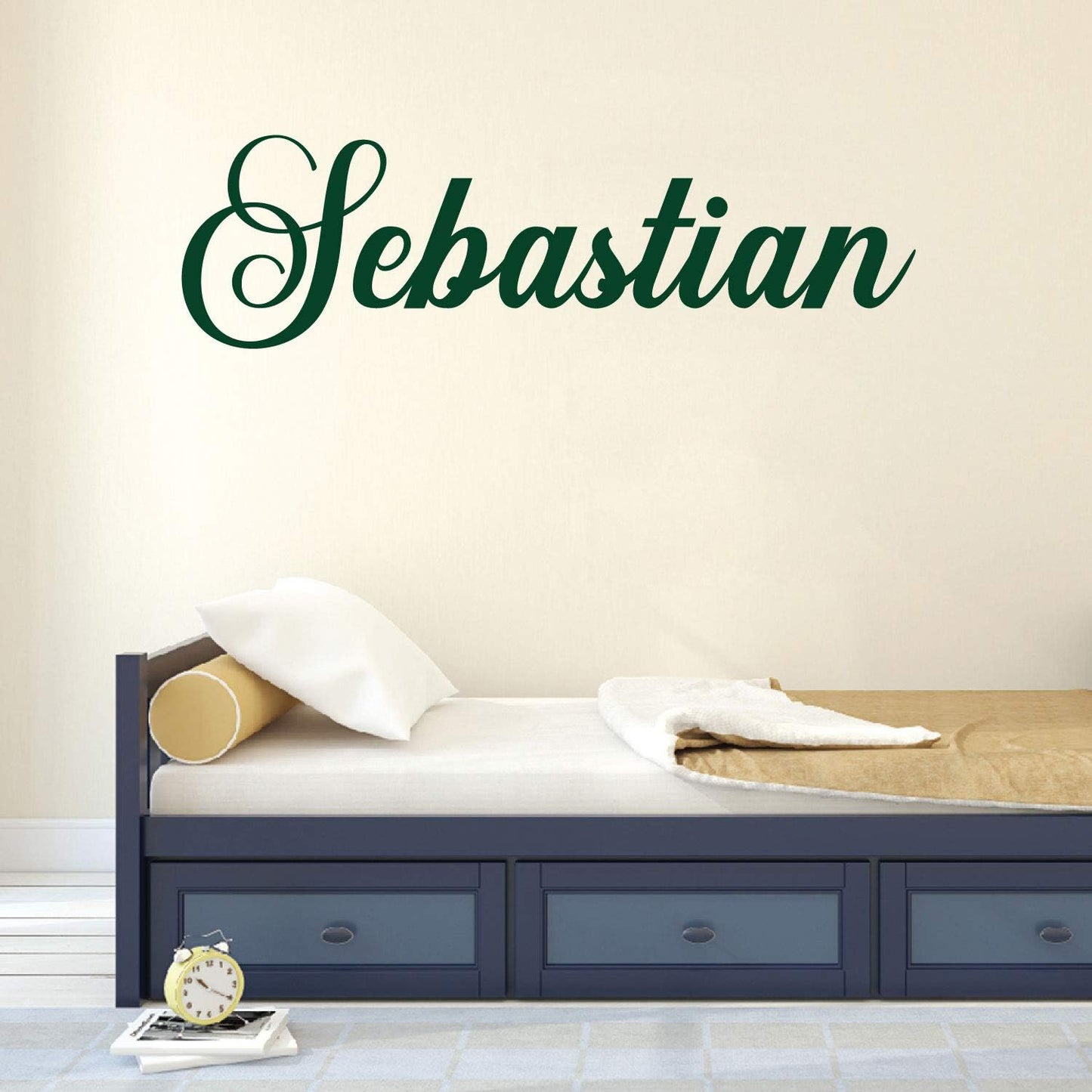 Multiple Font Custom Name Nursery Wall Decal Vinyl Sticker | Home Décor | Custom Kids Room Decal | Bedside Decals | Children’s Room| Car | Laptop