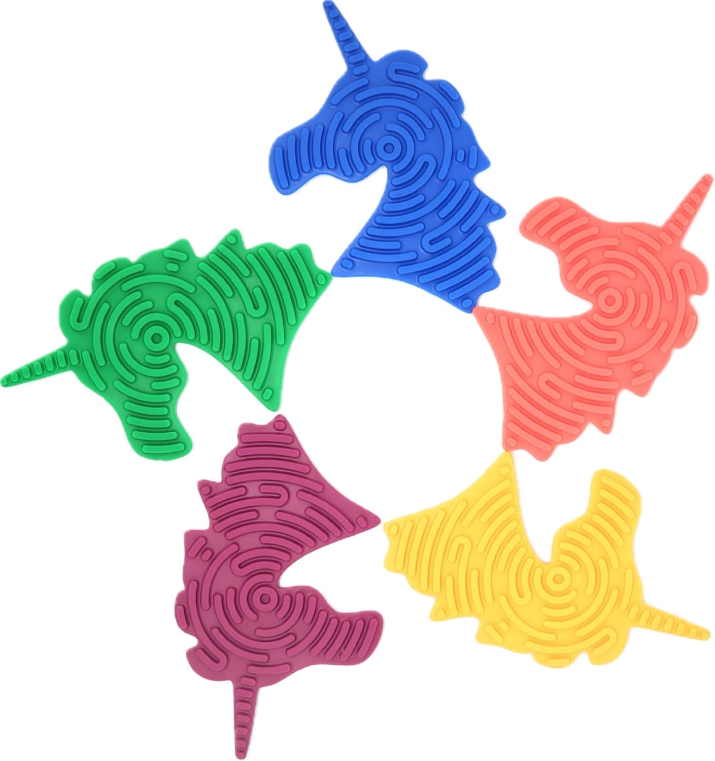 Sensory Activity Board,Double Side Silicone Calm Down Fidget Toy,Silent No Mess,Anxiety Relief Stress,ADHD & Autism,Portable with Travel Bag & 10 Strings (2pcs Yellow and Green)